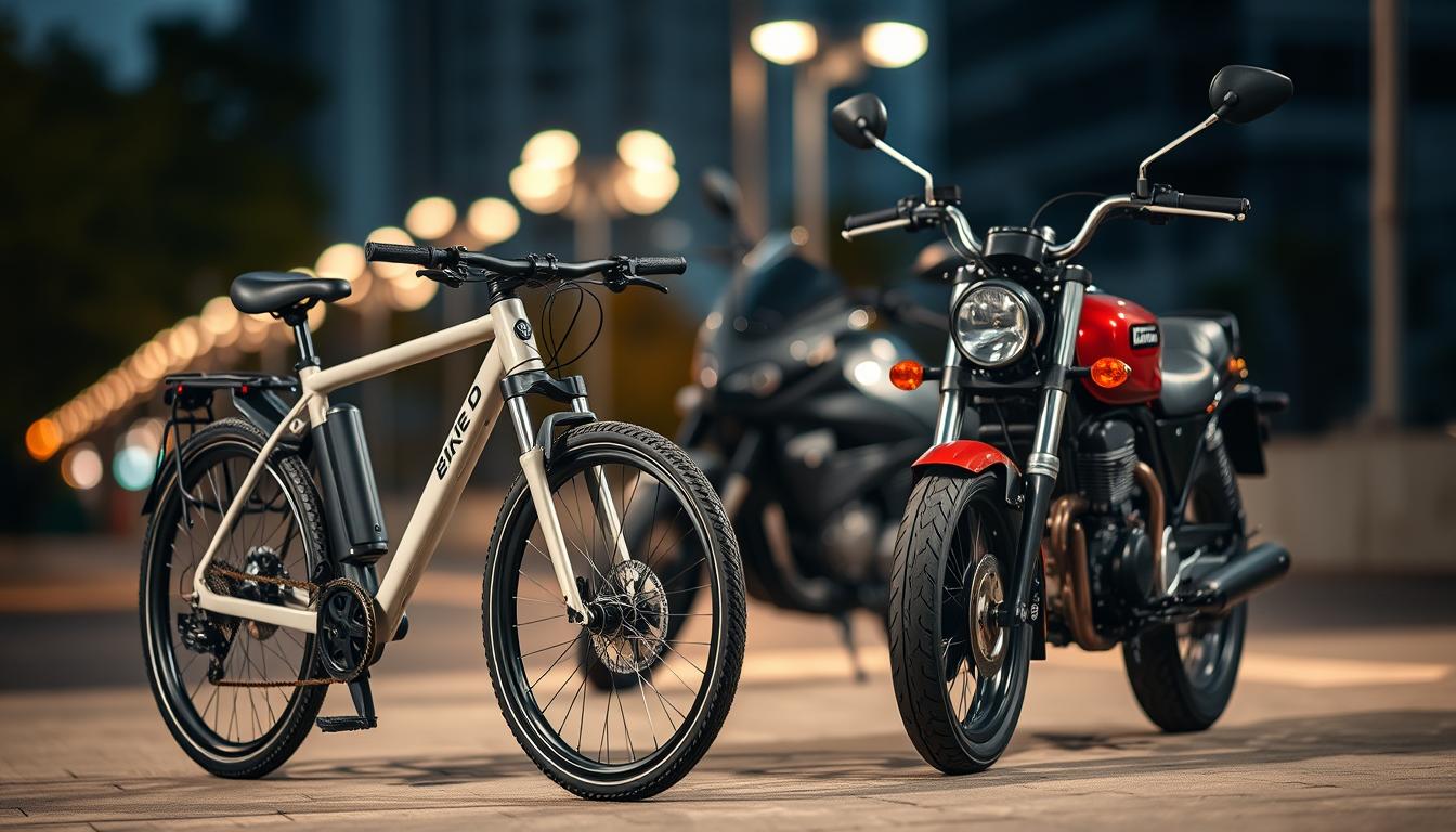e-bikes vs motorcycles